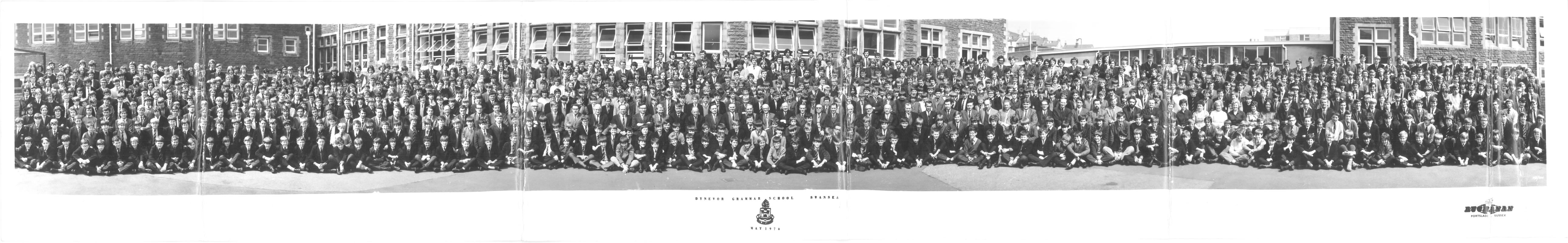 1970 School Photo panorama